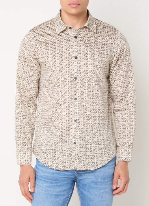 Armani Regular fit overhemd met logoprint