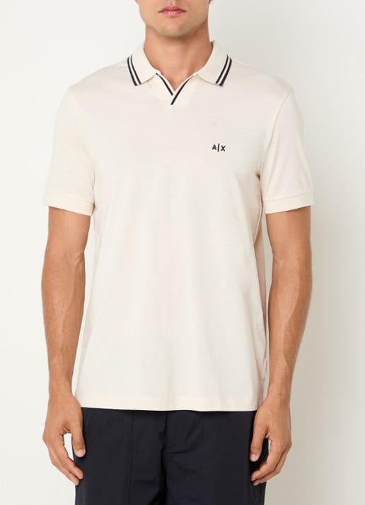 Armani Regular fit polo met logoborduring