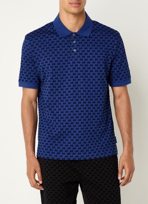 Armani Regular fit polo met logoprint