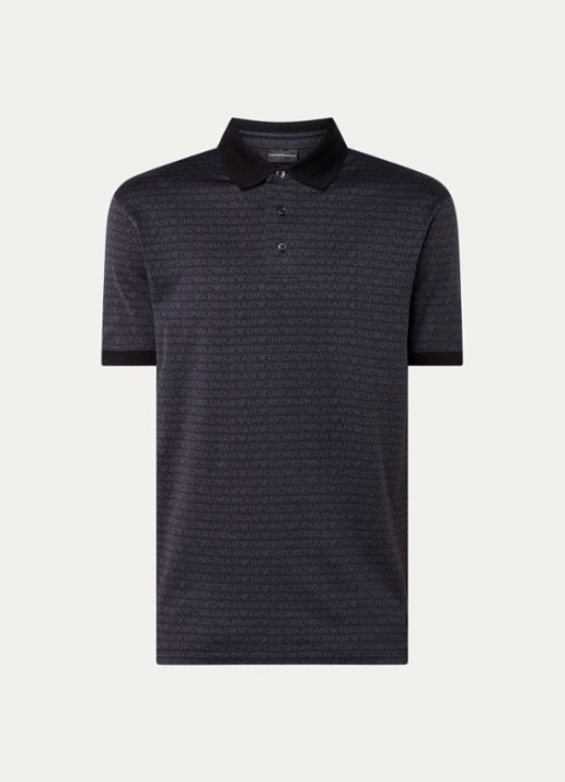 Armani Regular fit polo met logoprint