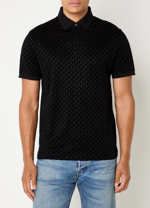 Armani Regular fit polo met logoprint