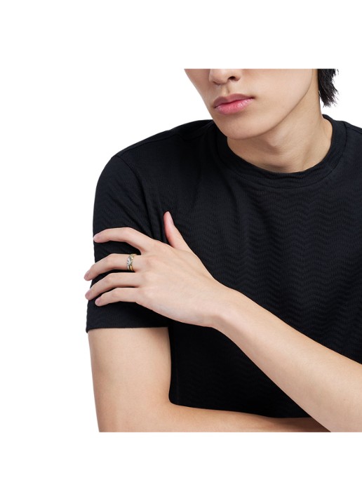 Armani Ring EGS3232040 - detail 3 goud