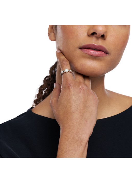 Armani Ring EGS3257040 - detail 2 zilver