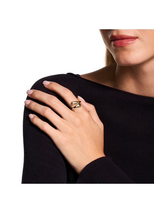 Armani Ring verguld EGS3338710 - detail 3 goud