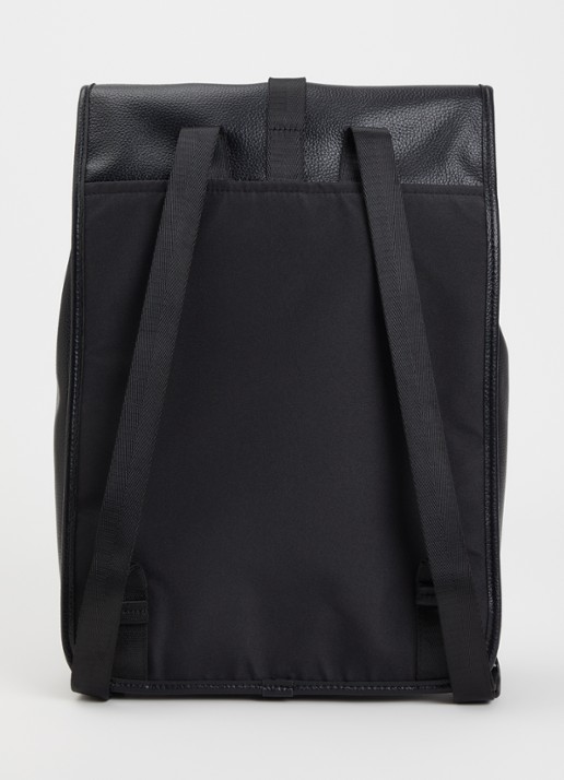 Armani Rugzak met 13 inch laptopvak - achterkant zwart