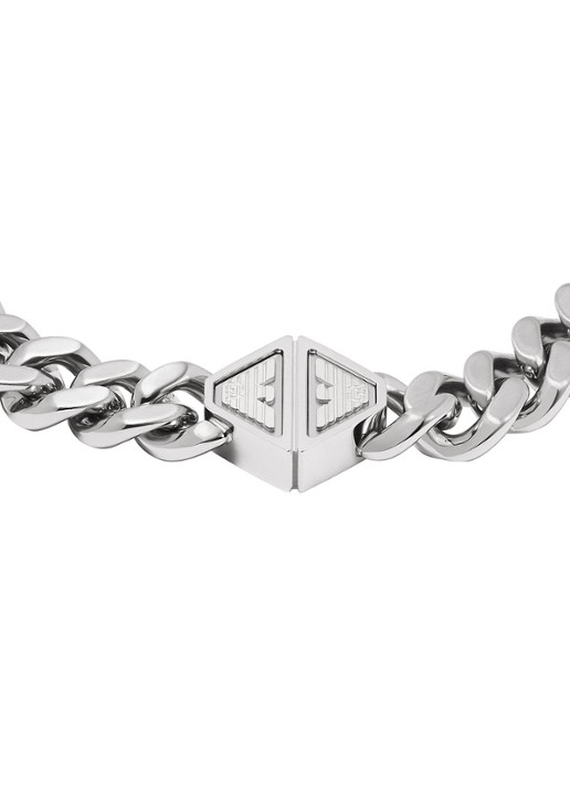 Armani Schakelarmband EGS3132040 - detail 3 zilver