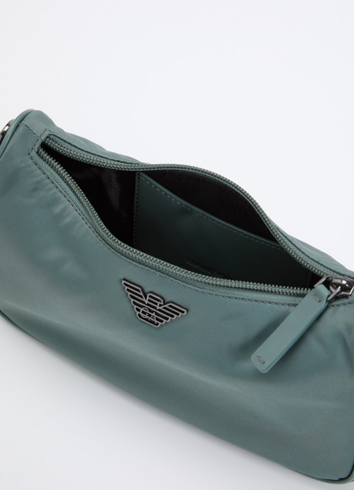 Armani Schoudertas met logo - detail zeegroen