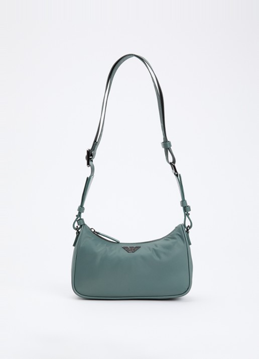 Armani Schoudertas met logo - voorkant 4 zeegroen