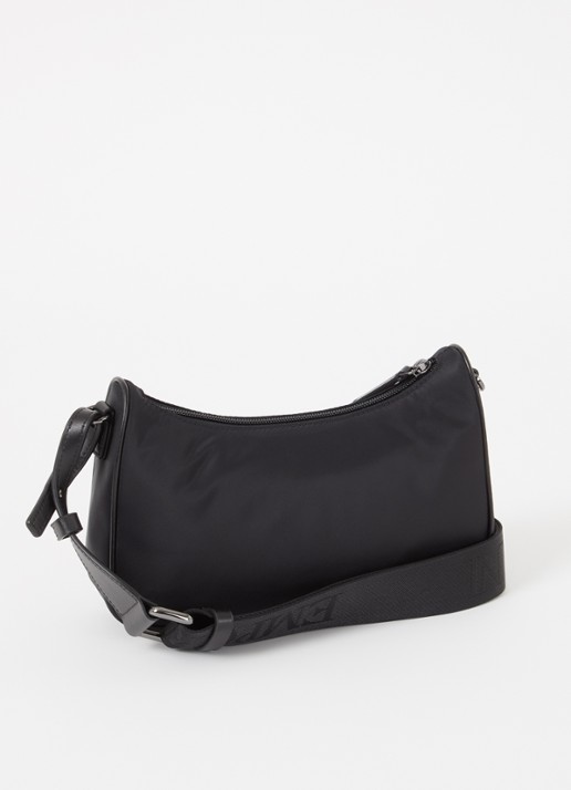 Armani Schoudertas met logo - achterkant 2 zwart