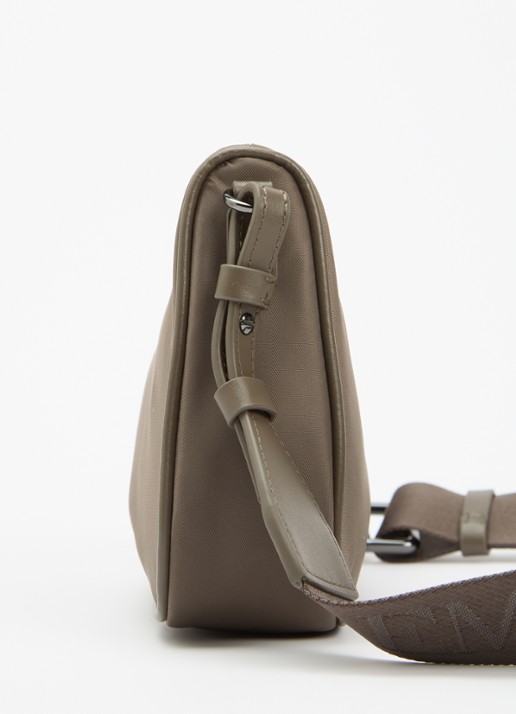 Armani Schoudertas met logo - detail 3 bronsgroen