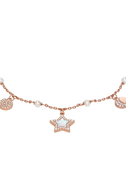 Armani Sentimental armband met bedels EGS3107221 - detail roségoud
