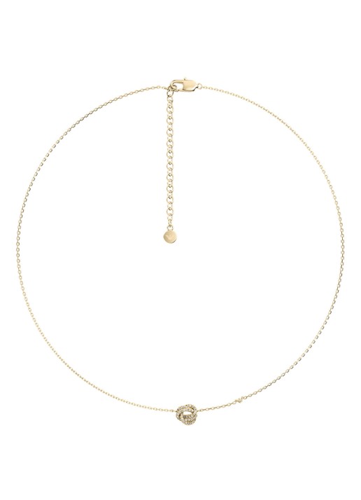 Armani Sentimental verguld ketting EGS3424710 - detail goud