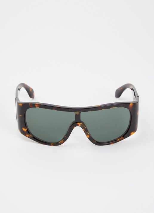 Armani Shield zonnebril AR8222U - detail 2 donkerbruin