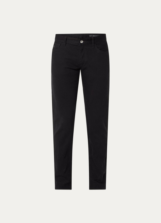 Armani Skinny jeans met steekzakken - voorkant zwart