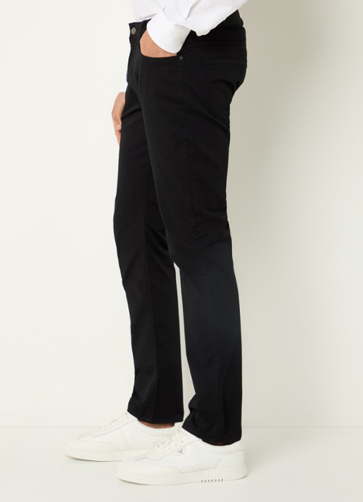 Armani Slim fit jeans met steekzakken - detail 5 zwart