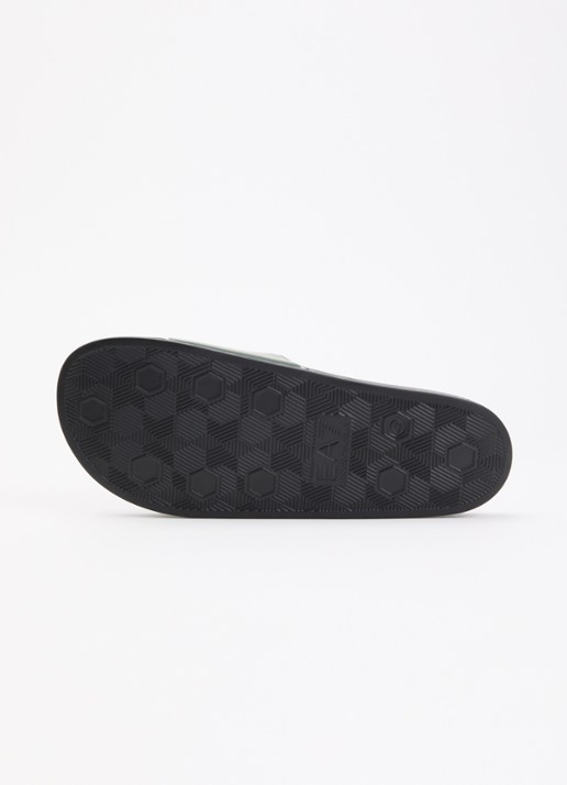 Armani Slipper met logo - detail 4 donkergroen