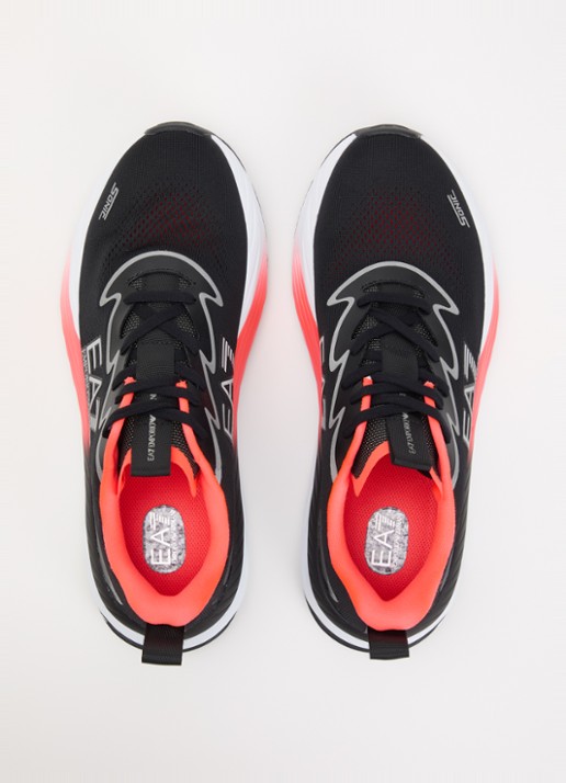 Armani Sneaker met gebreid bovenwerk - detail 2 wit