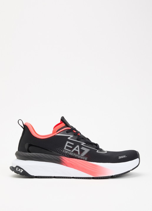 Armani Sneaker met gebreid bovenwerk - voorkant 4 wit