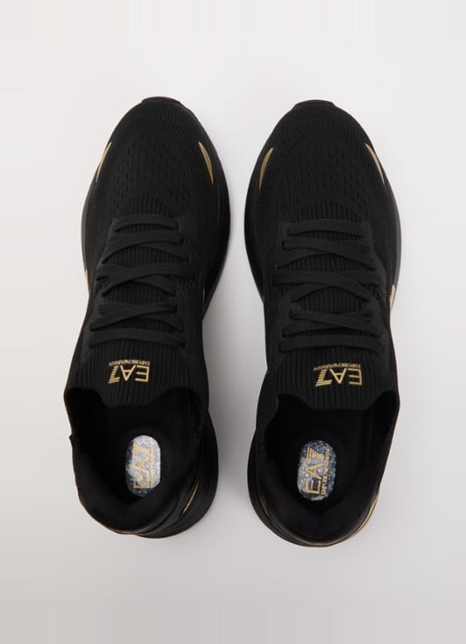 Armani Sneaker met gebreid bovenwerk - detail 2 zwart
