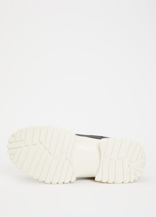 Armani Sneaker met leren details - detail 4 gebroken wit
