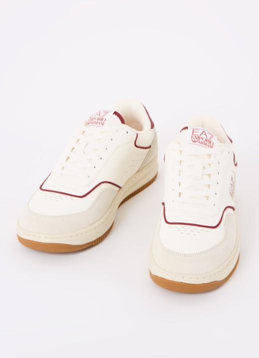 Armani Sneaker met logo - detail rood