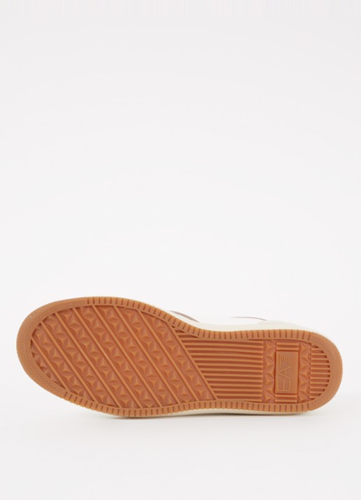 Armani Sneaker met logo - detail 4 lichtbruin