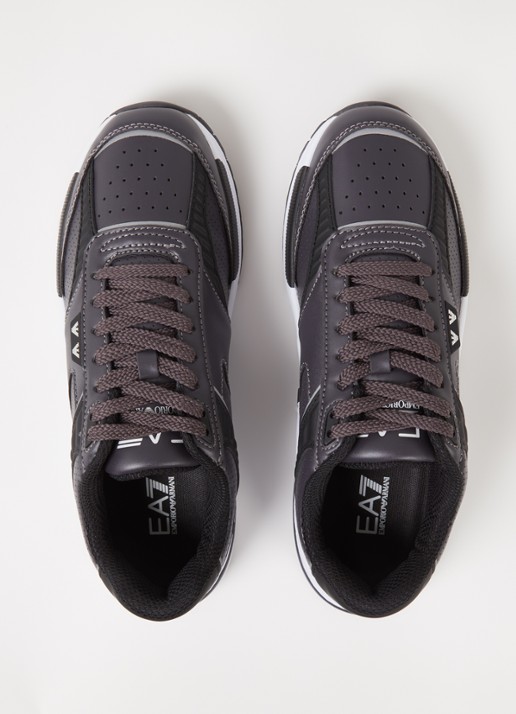 Armani Sneaker met logo - detail 4 zwart