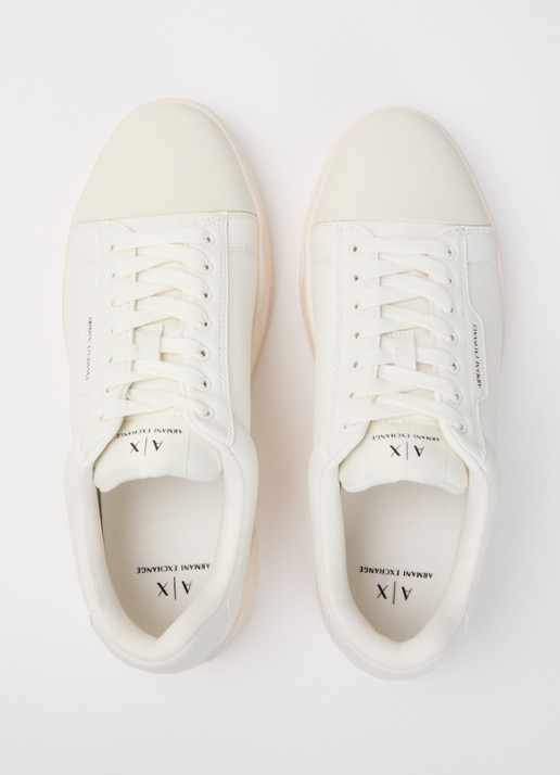Armani Sneaker met logo - detail 4 gebroken wit
