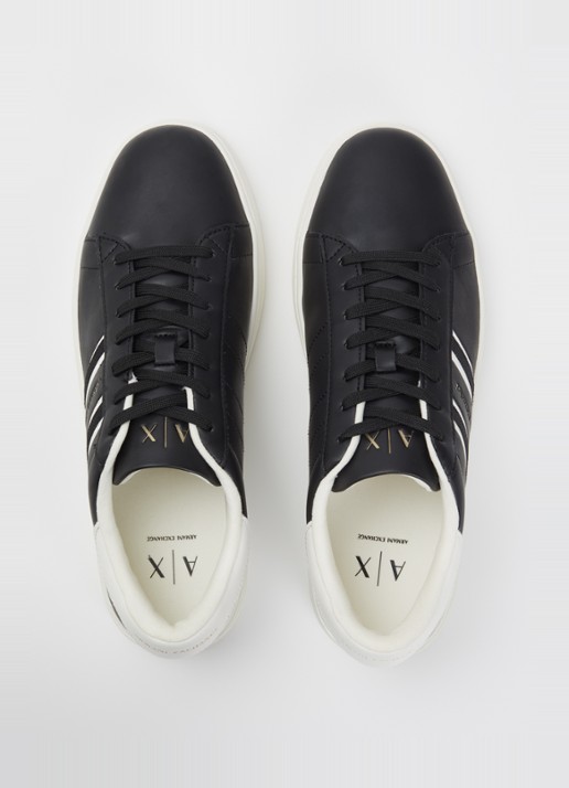 Armani Sneaker met logo - detail 3 zwart