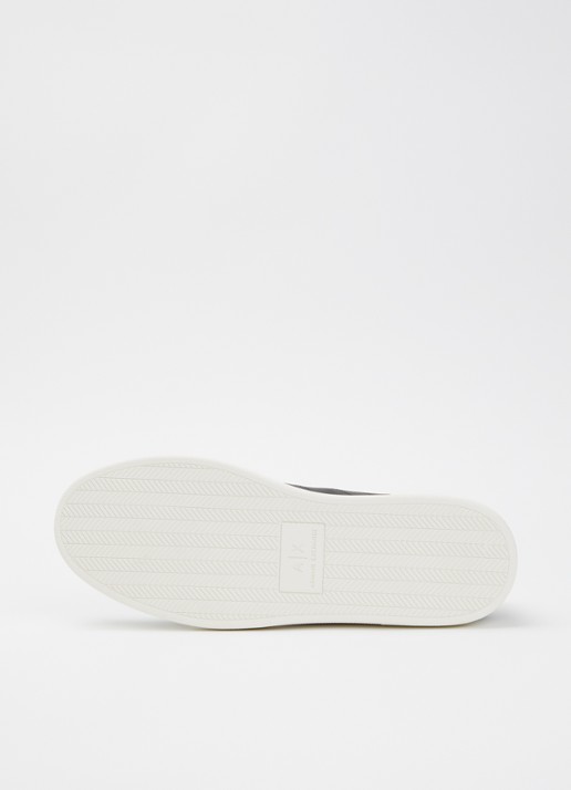 Armani Sneaker met logo - detail 4 zwart