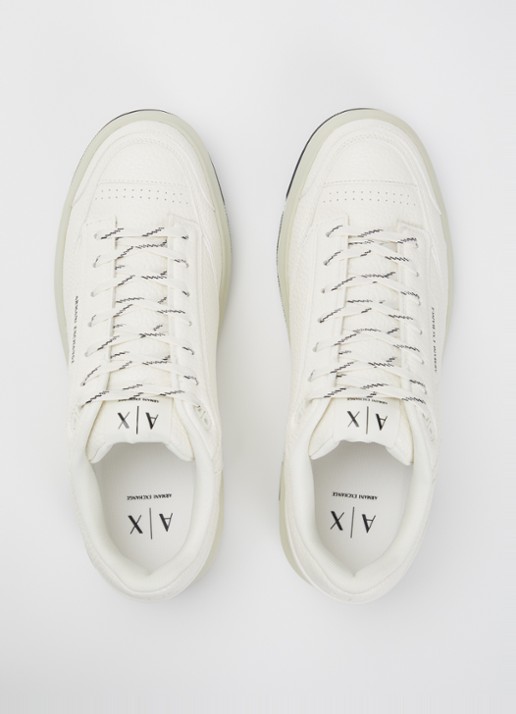 Armani Sneaker met logo - detail 2 wit