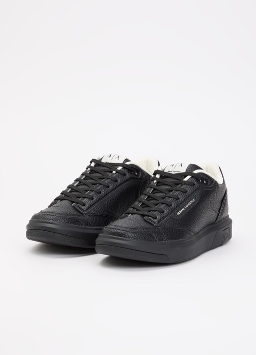 Armani Sneaker met logo - detail 3 zwart