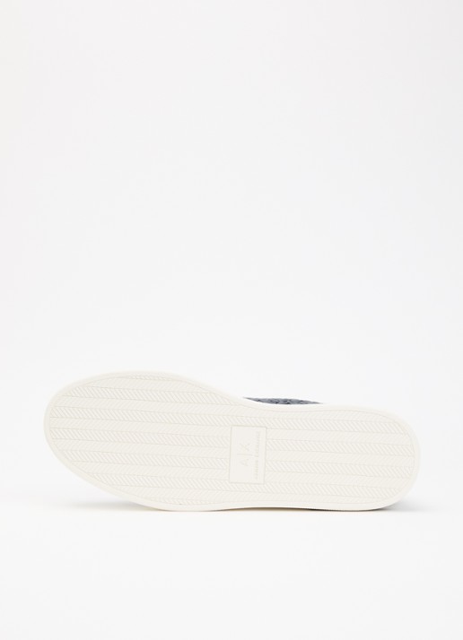 Armani Sneaker met logoprint - detail 4 navy-off white-mb513