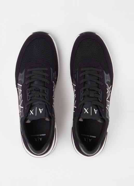 Armani Sneaker met mesh details - detail 4 black