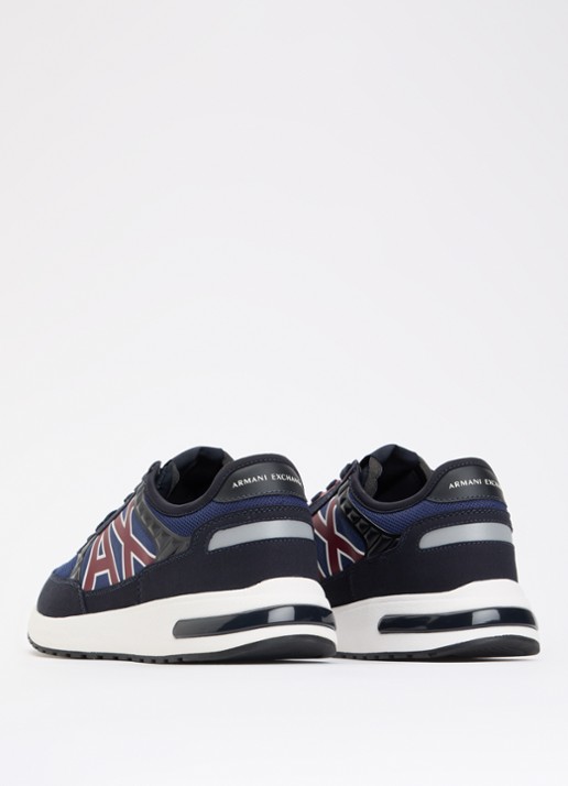 Armani Sneaker met mesh details - achterkant 4 donkerblauw
