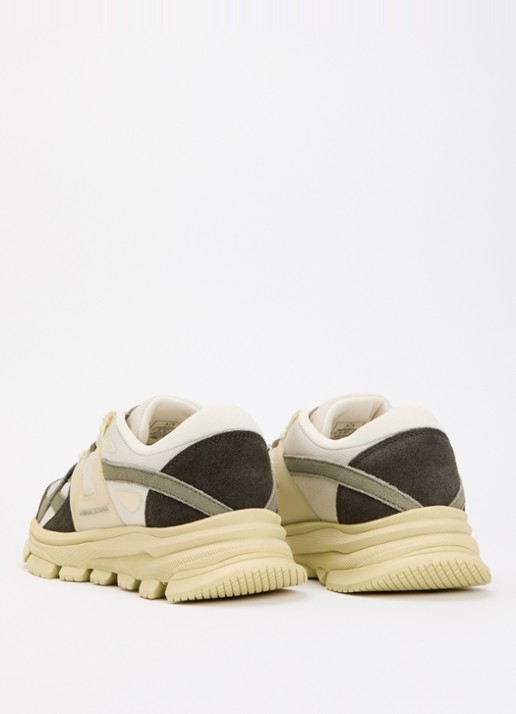 Armani Sneaker met suéde details  - achterkant 5 creme