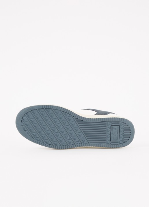 Armani Sneaker van leer met suède details  - detail 4 indigo