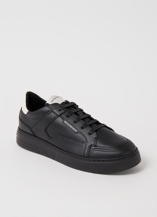 Armani Sneaker van leer