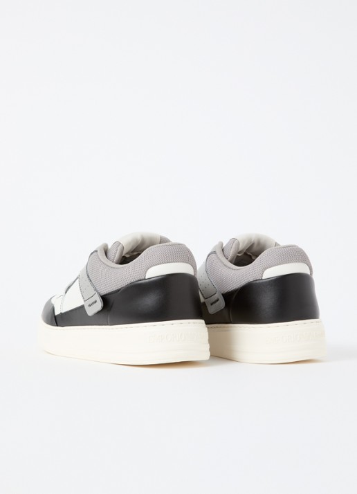 Armani Sneaker van leer - achterkant 2 grijs