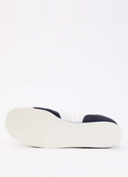 Armani Sneaker van mesh met logo - detail 5 wit