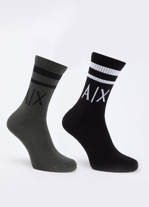 Armani Sokken met logo in 2-pack