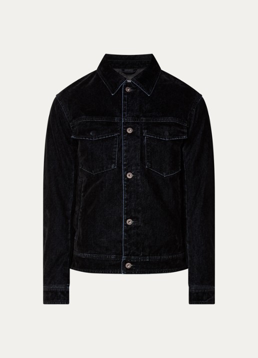 Armani Spijkerjas met borstzakken - voorkant 2 denim