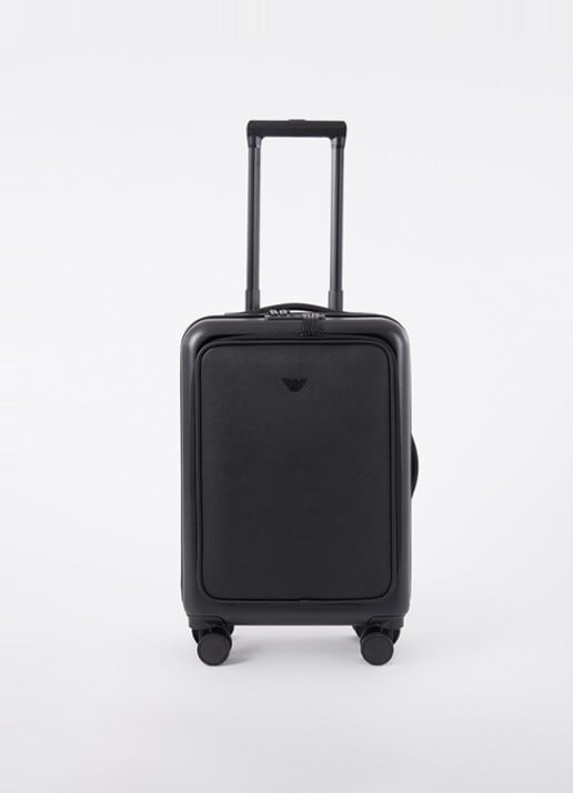 Armani Spinner 55,5 cm - voorkant zwart