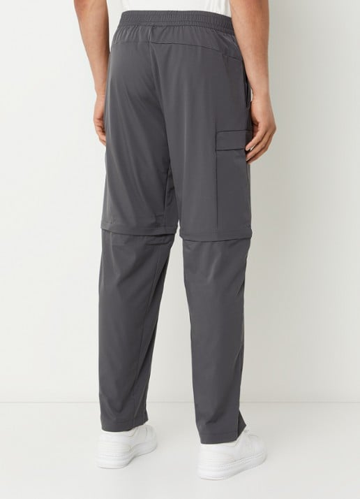 Armani Straight fit broek met logo en steekzakken - achterkant 6 antraciet
