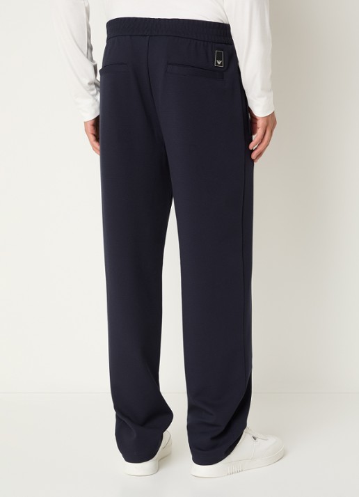 Armani Straight fit chino met steekzakken - achterkant 3 donkerblauw