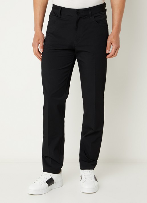 Armani Straight fit chino met steekzakken