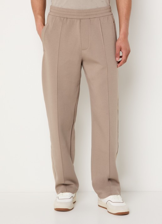 Armani Straight fit joggingbroek met steekzakken