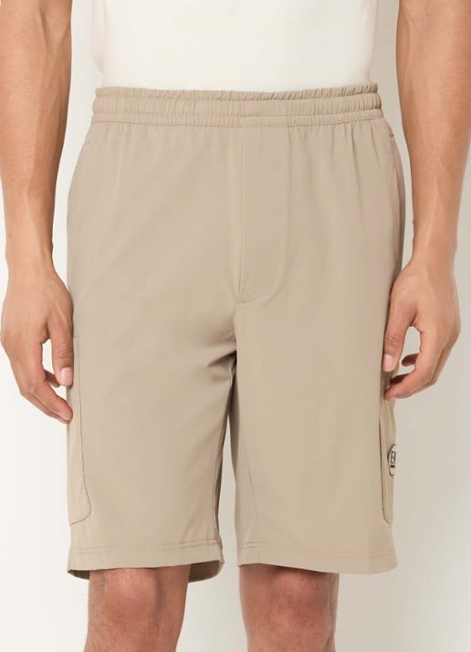 Armani Straight fit korte broek met steekzakken