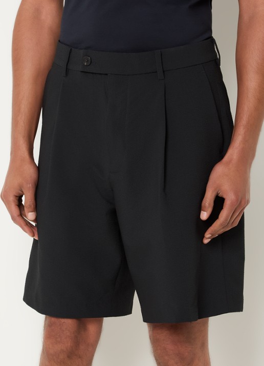 Armani Straight fit korte broek met steekzakken