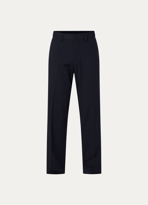 Armani Straight fit pantalon met steekzakken - voorkant 2 donkerblauw